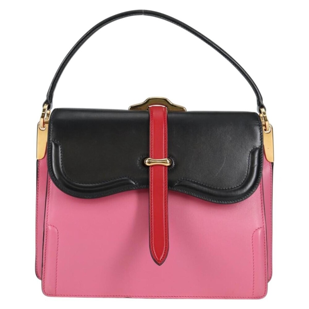 Prada Belle Top Handle City Calf Medium